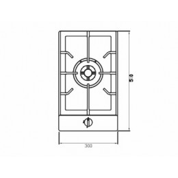 Cooktop Dominó Zurique Aço Inox 30cm - Debacco